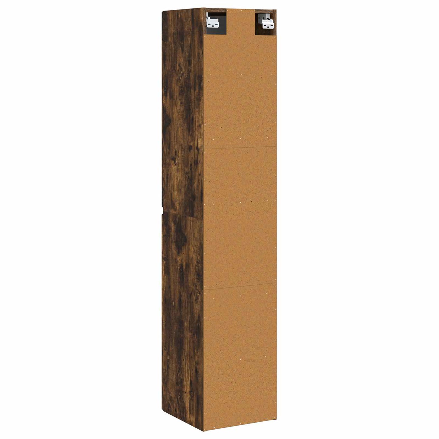 vidaXL Wall-mounted Bathroom Cabinet Smoked Oak 33 x 34.5 x 160 cm