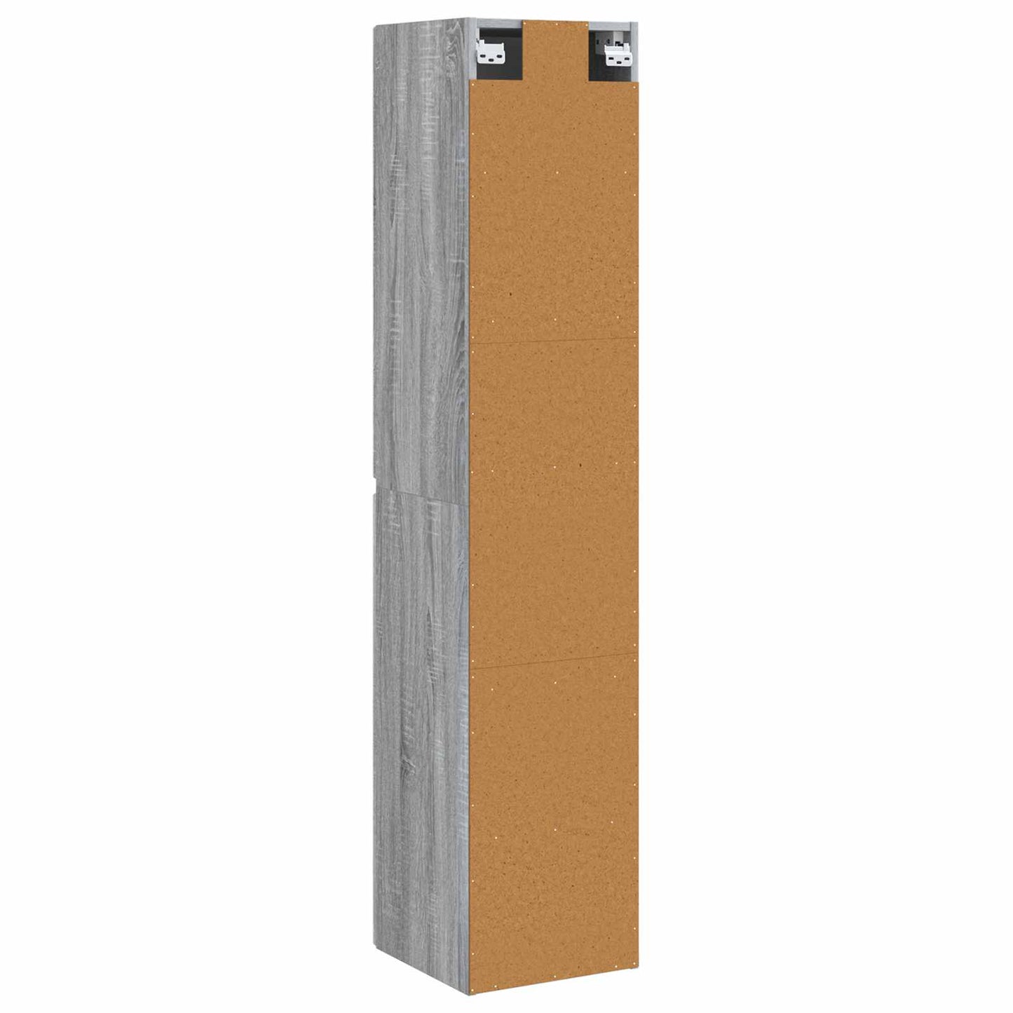 vidaXL Wall-mounted Bathroom Cabinet Grey Sonoma 33 x 34.5 x 160 cm