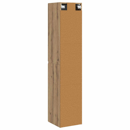 vidaXL Wall-mounted Bathroom Cabinet Artisan Oak 33 x 34.5 x 160 cm