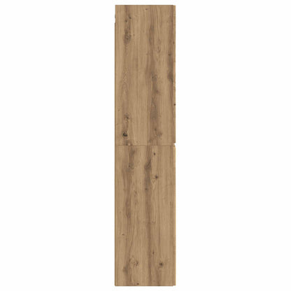 vidaXL Wall-mounted Bathroom Cabinet Artisan Oak 33 x 34.5 x 160 cm