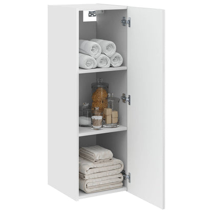 vidaXL Wall-mounted Bathroom Cabinet High Gloss White