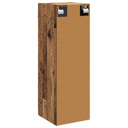 vidaXL Wall-mounted Bathroom Cabinet Old Wood 33 x 34.5 x 100 cm