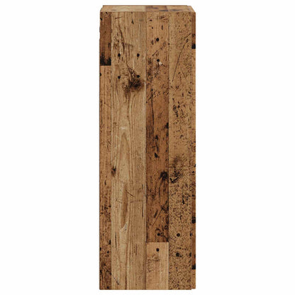 vidaXL Wall-mounted Bathroom Cabinet Old Wood 33 x 34.5 x 100 cm