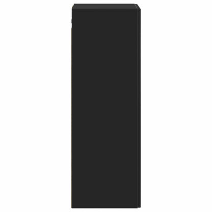 vidaXL Wall-mounted Bathroom Cabinet Black 33 x 34.5 x 60 cm
