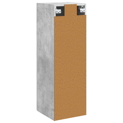 vidaXL Wall-mounted Bathroom Cabinet Concrete Grey 33 x 34.5 x 60 cm