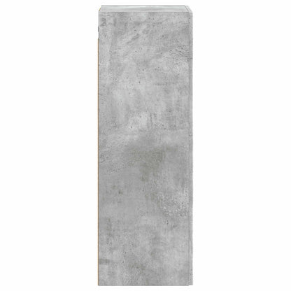 vidaXL Wall-mounted Bathroom Cabinet Concrete Grey 33 x 34.5 x 60 cm