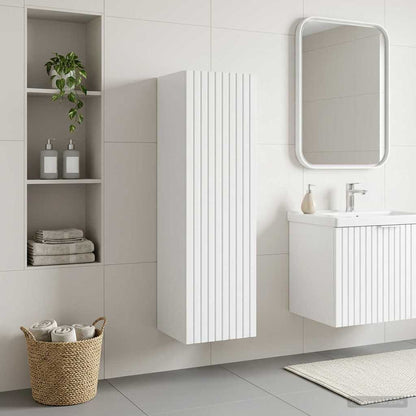 vidaXL Wall-mounted Bathroom Cabinet High Gloss White
