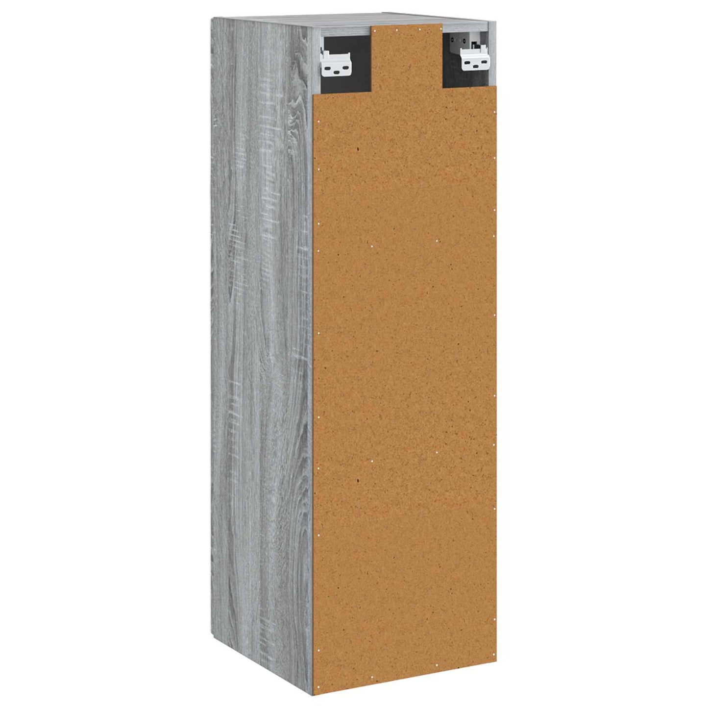 vidaXL Wall-mounted Bathroom Cabinet Grey Sonoma 33 x 34.5 x 60 cm