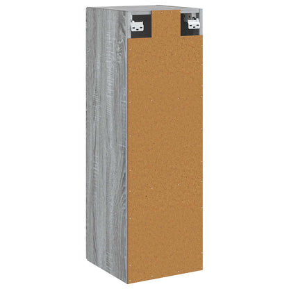 vidaXL Wall-mounted Bathroom Cabinet Grey Sonoma 33 x 34.5 x 60 cm