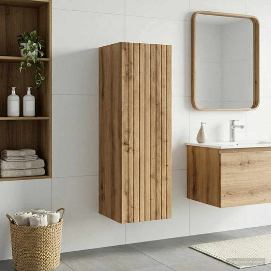 vidaXL Wall-mounted Bathroom Cabinet Artisan Oak 33 x 34.5 x 60 cm
