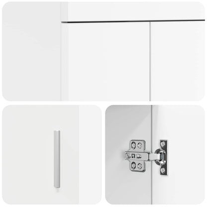 vidaXL Bathroom Vanity with Sink White 42 x 40 x 84.5 cm