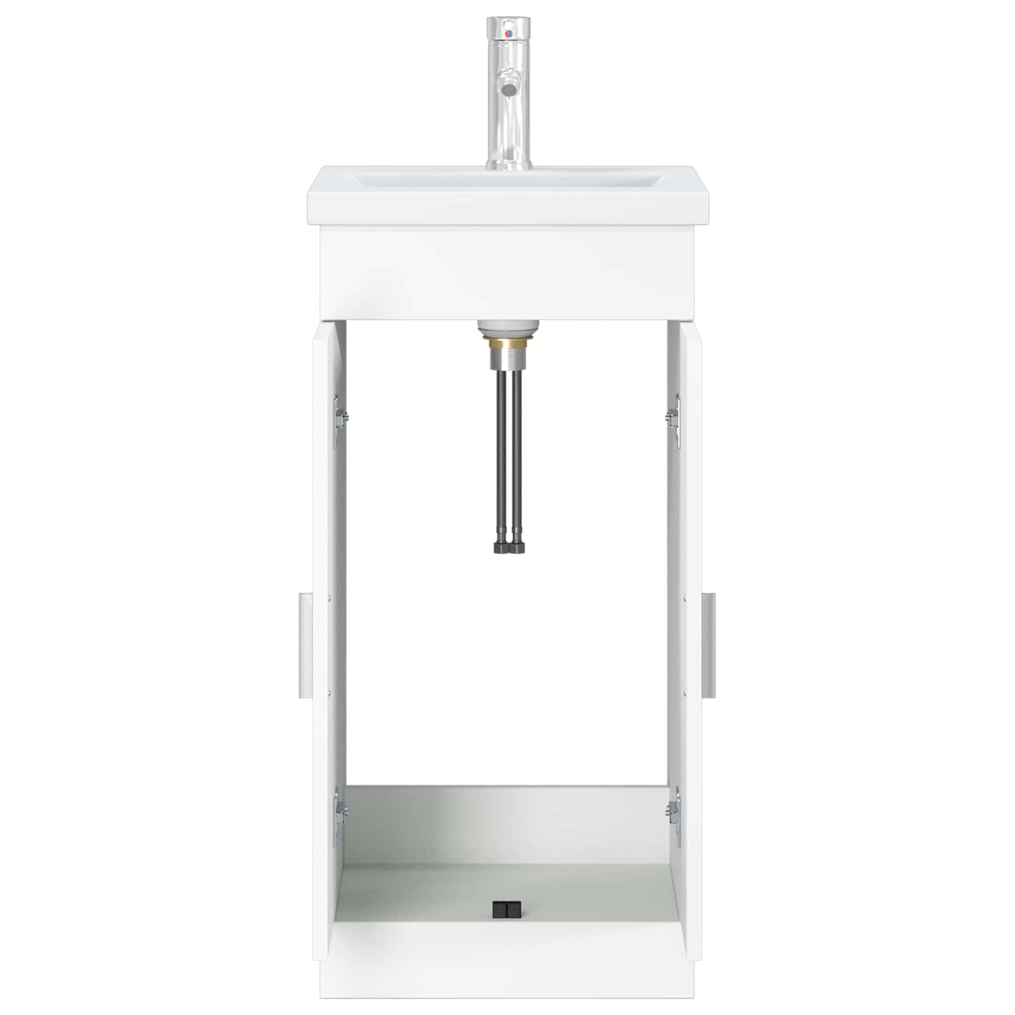 vidaXL Bathroom Vanity with Sink White 42 x 40 x 84.5 cm