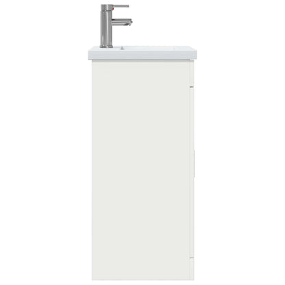 vidaXL Bathroom Vanity with Sink White 42 x 40 x 84.5 cm