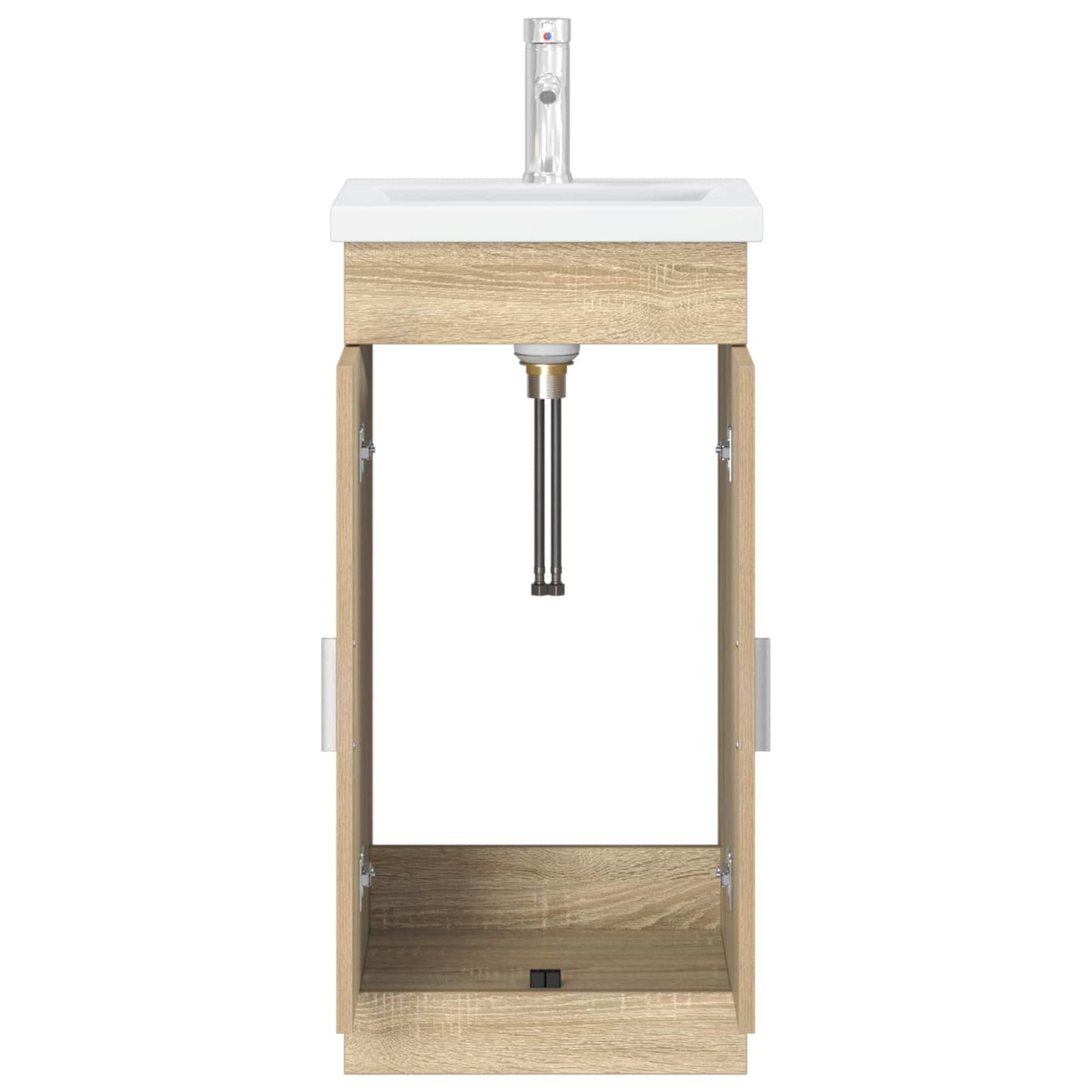 vidaXL Bathroom Vanity with Sink Sonoma Oak 42 x 40 x 84.5 cm