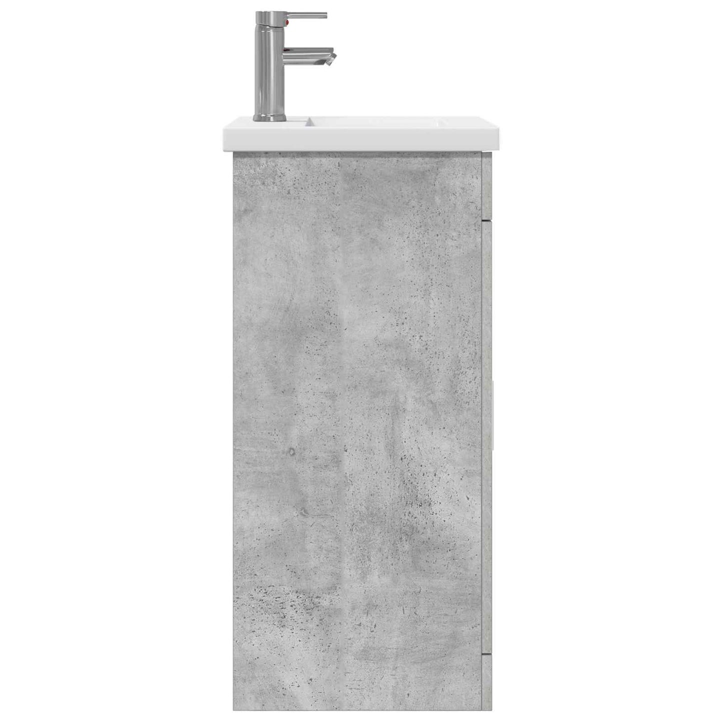 vidaXL Bathroom Vanity with Sink Concrete Grey 42 x 40 x 84.5 cm