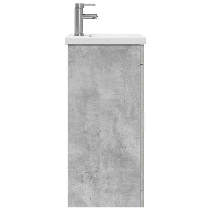 vidaXL Bathroom Vanity with Sink Concrete Grey 42 x 40 x 84.5 cm