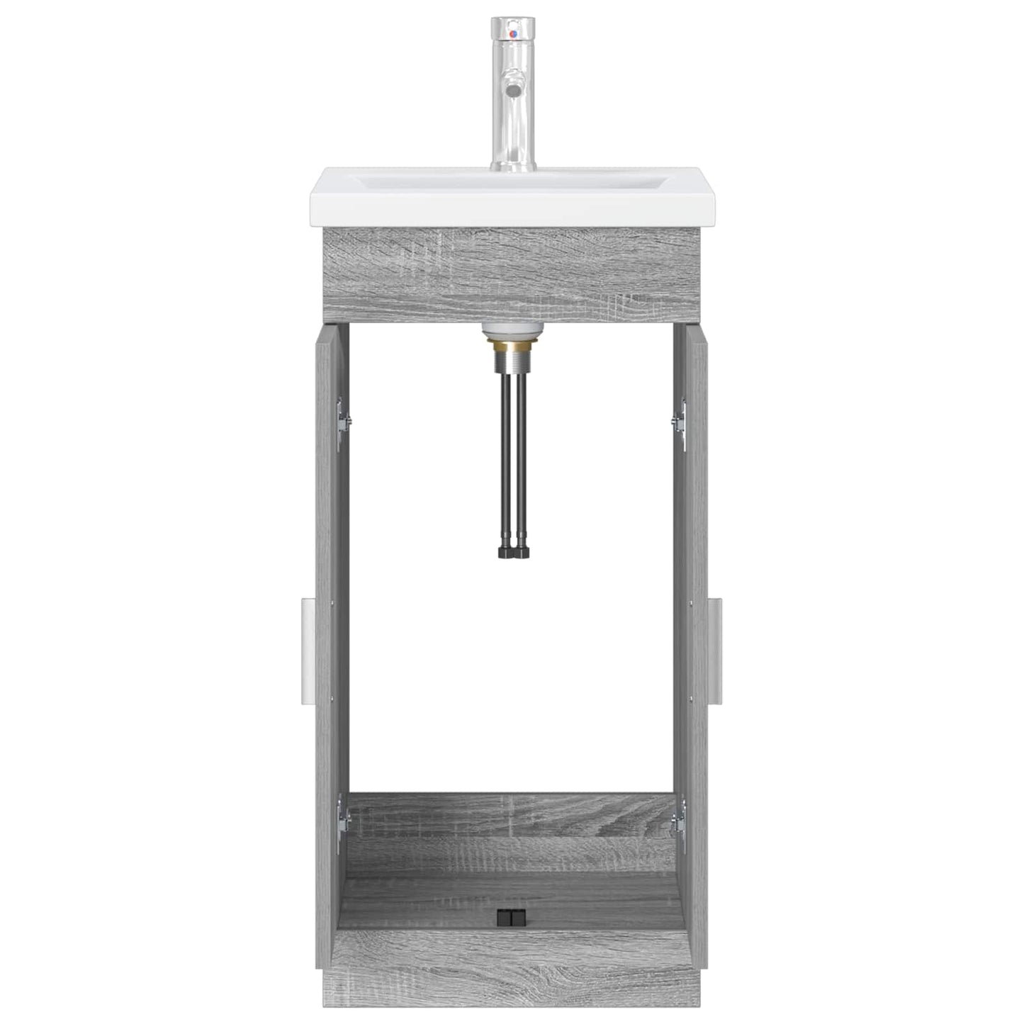 vidaXL Bathroom Vanity with Sink Grey Sonoma 42 x 40 x 84.5 cm