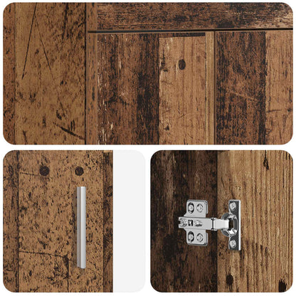 vidaXL Bathroom Vanity with Sink Old Wood 42 x 40 x 84.5 cm