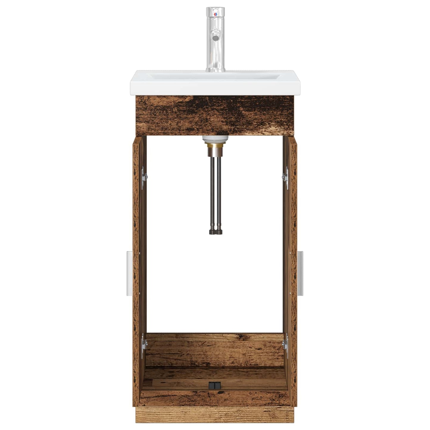 vidaXL Bathroom Vanity with Sink Old Wood 42 x 40 x 84.5 cm