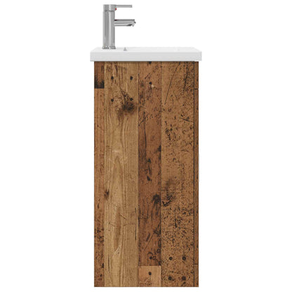 vidaXL Bathroom Vanity with Sink Old Wood 42 x 40 x 84.5 cm