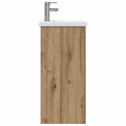 vidaXL Bathroom Vanity with Sink Artisan Oak 42 x 40 x 84.5 cm