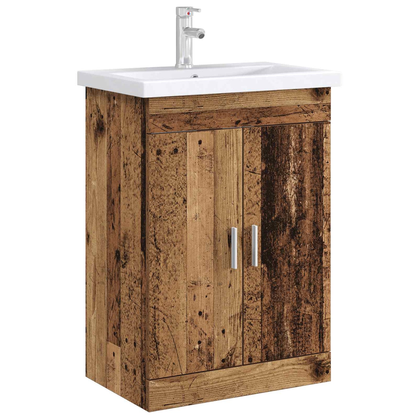 vidaXL Bathroom Under Sink Cabinet Old Wood 56 x 37.5 x 81 cm