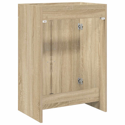 vidaXL Bathroom Under Sink Cabinet Sonoma Oak 78.5 x 37.5 x 81 cm