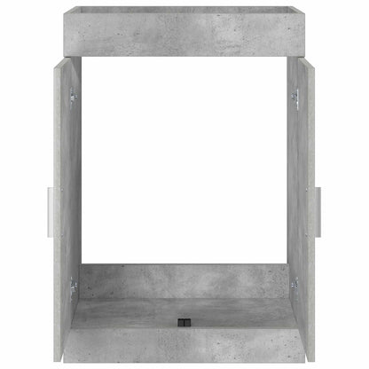 vidaXL Bathroom Under Sink Cabinet Concrete Grey 78.5 x 37.5 x 81 cm
