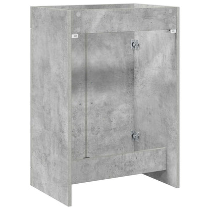 vidaXL Bathroom Under Sink Cabinet Concrete Grey 78.5 x 37.5 x 81 cm
