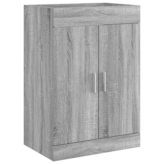 vidaXL Bathroom Under Sink Cabinet Grey Sonoma 78.5 x 37.5 x 81 cm