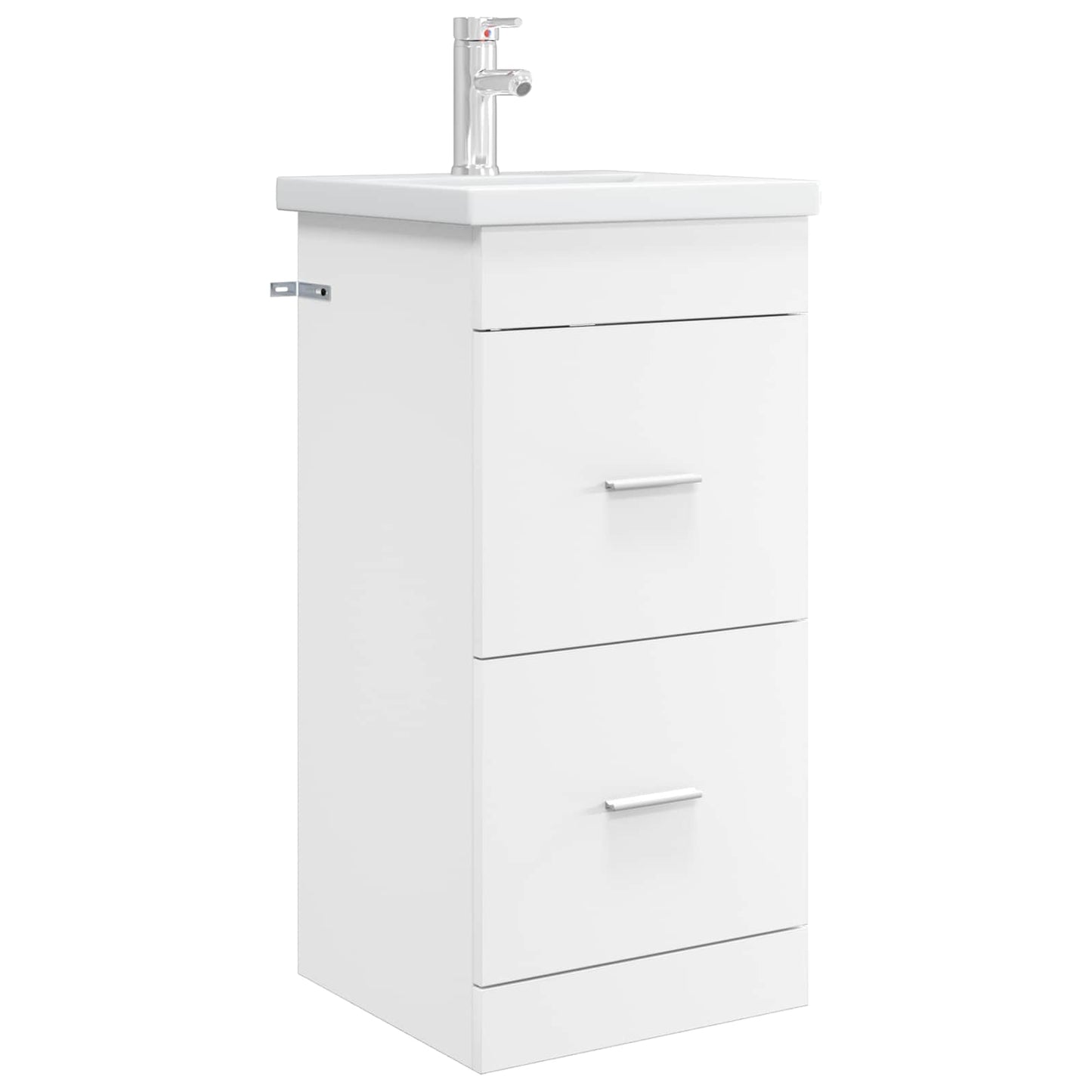 vidaXL Bathroom Vanity with Sink White 42 x 40 x 84.5 cm