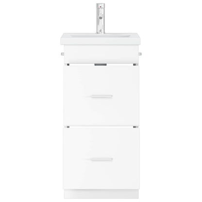 vidaXL Bathroom Vanity with Sink White 42 x 40 x 84.5 cm
