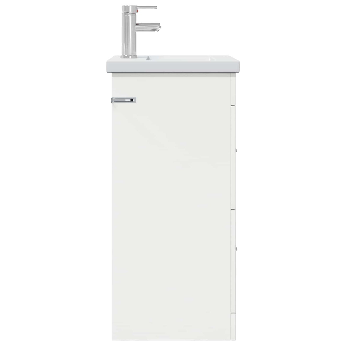 vidaXL Bathroom Vanity with Sink White 42 x 40 x 84.5 cm
