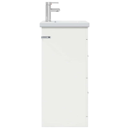 vidaXL Bathroom Vanity with Sink White 42 x 40 x 84.5 cm
