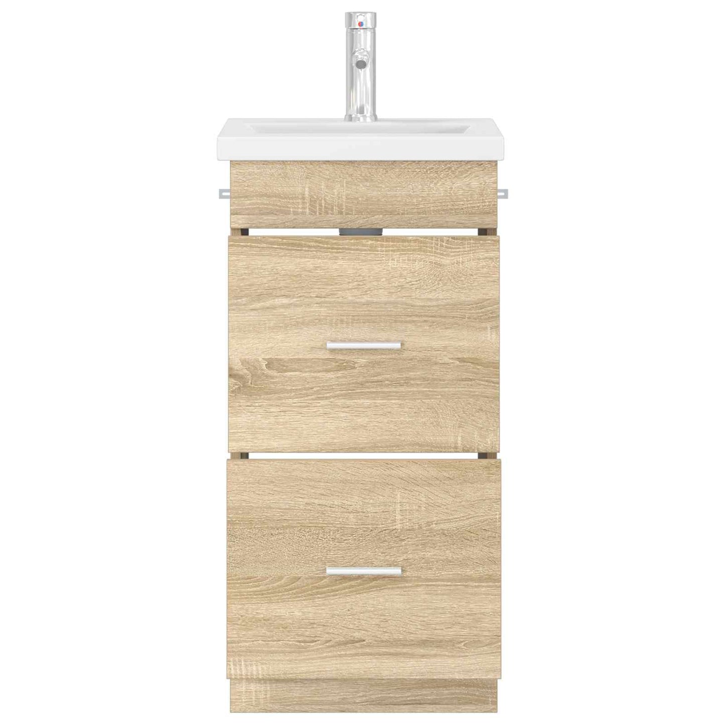 vidaXL Bathroom Vanity with Sink Sonoma Oak 42 x 40 x 84.5 cm