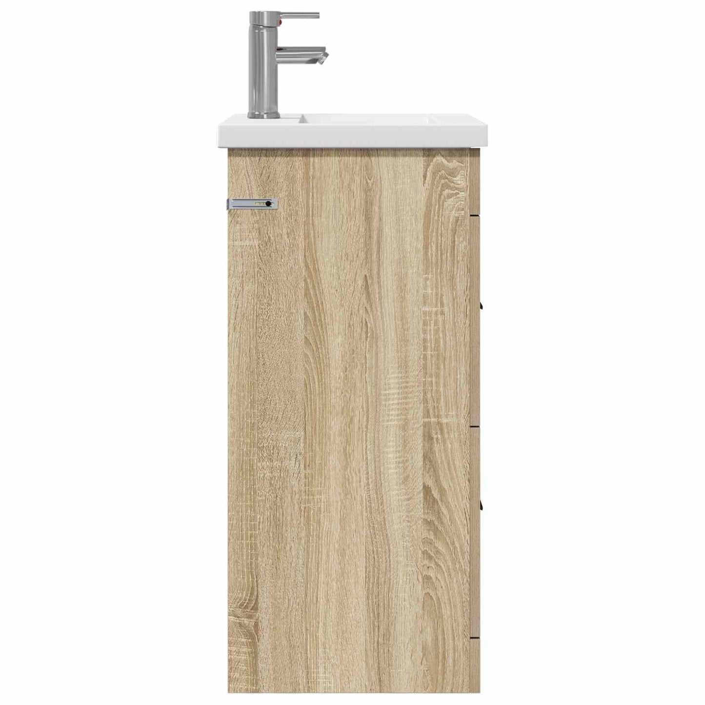 vidaXL Bathroom Vanity with Sink Sonoma Oak 42 x 40 x 84.5 cm