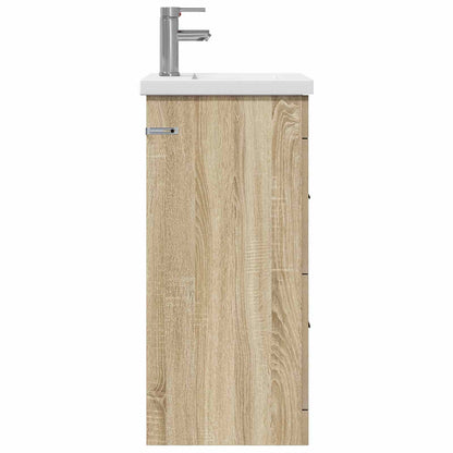 vidaXL Bathroom Vanity with Sink Sonoma Oak 42 x 40 x 84.5 cm