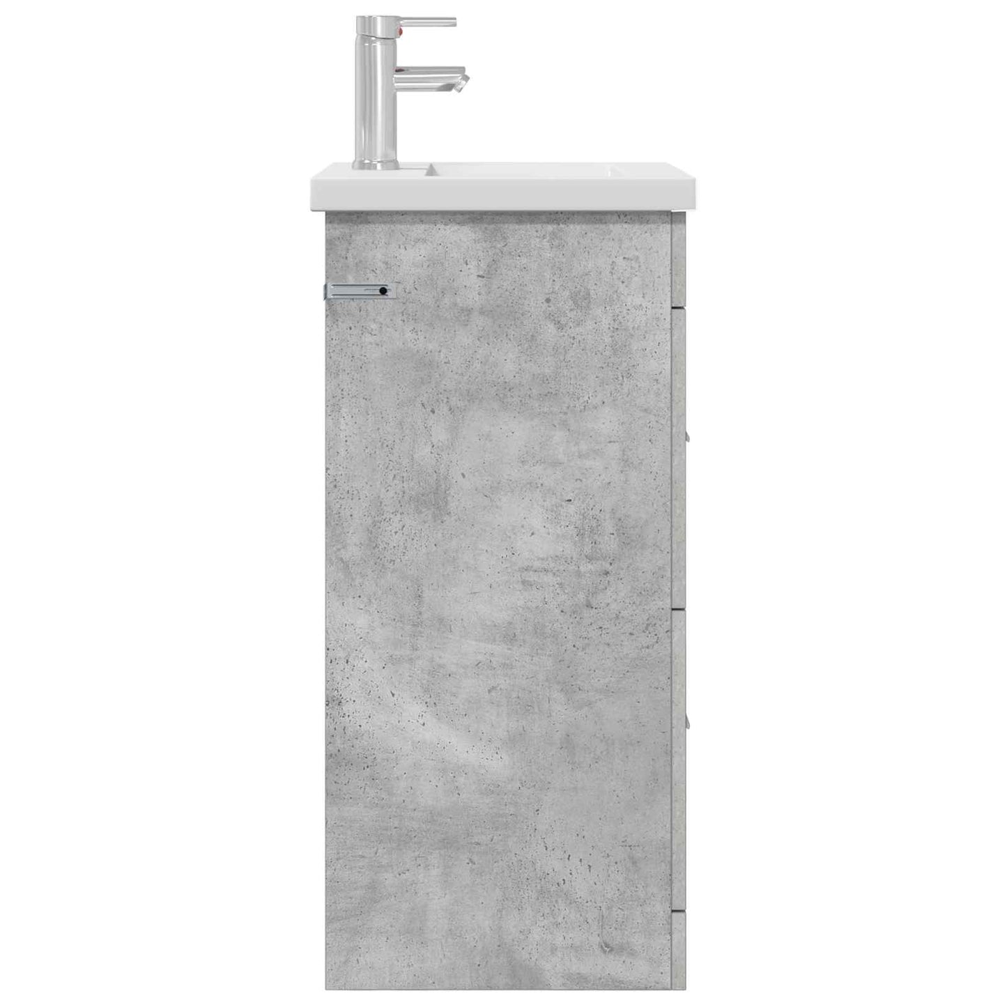 vidaXL Bathroom Vanity with Sink Concrete Grey 42 x 40 x 84.5 cm