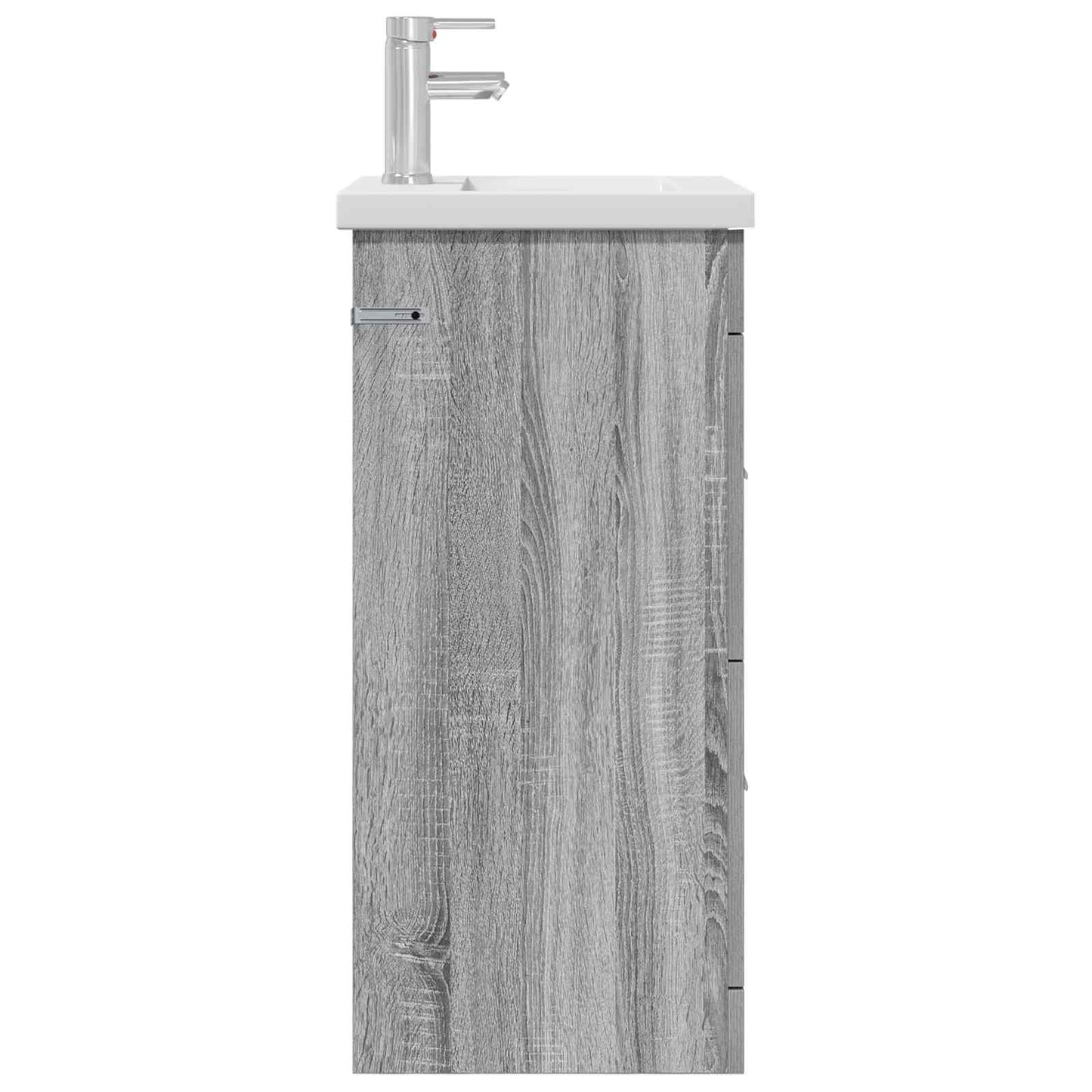 vidaXL Bathroom Vanity with Sink Grey Sonoma 42 x 40 x 84.5 cm