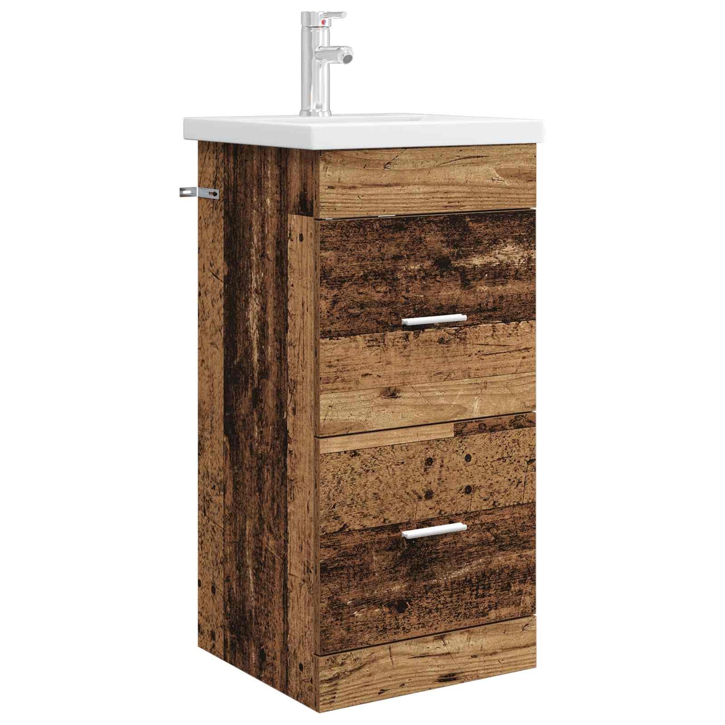 vidaXL Bathroom Vanity with Sink Old Wood 42 x 40 x 84.5 cm