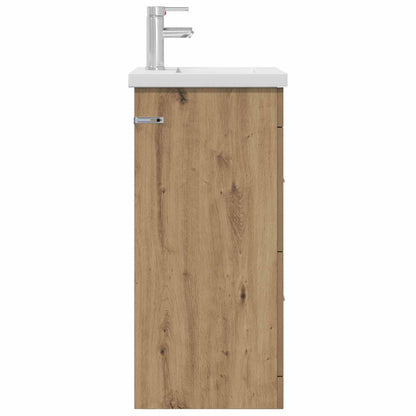 vidaXL Bathroom Vanity with Sink Artisan Oak 42 x 40 x 84.5 cm