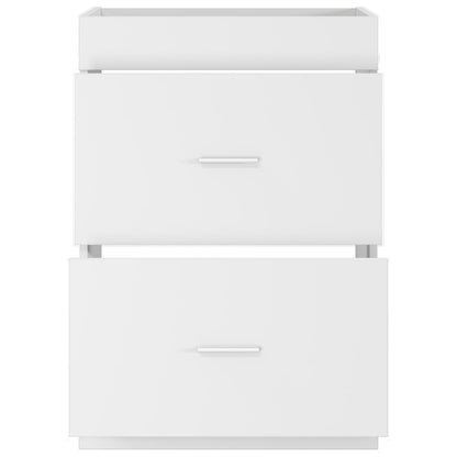 vidaXL Bathroom Under Sink Cabinet White 56 x 37.5 x 81 cm
