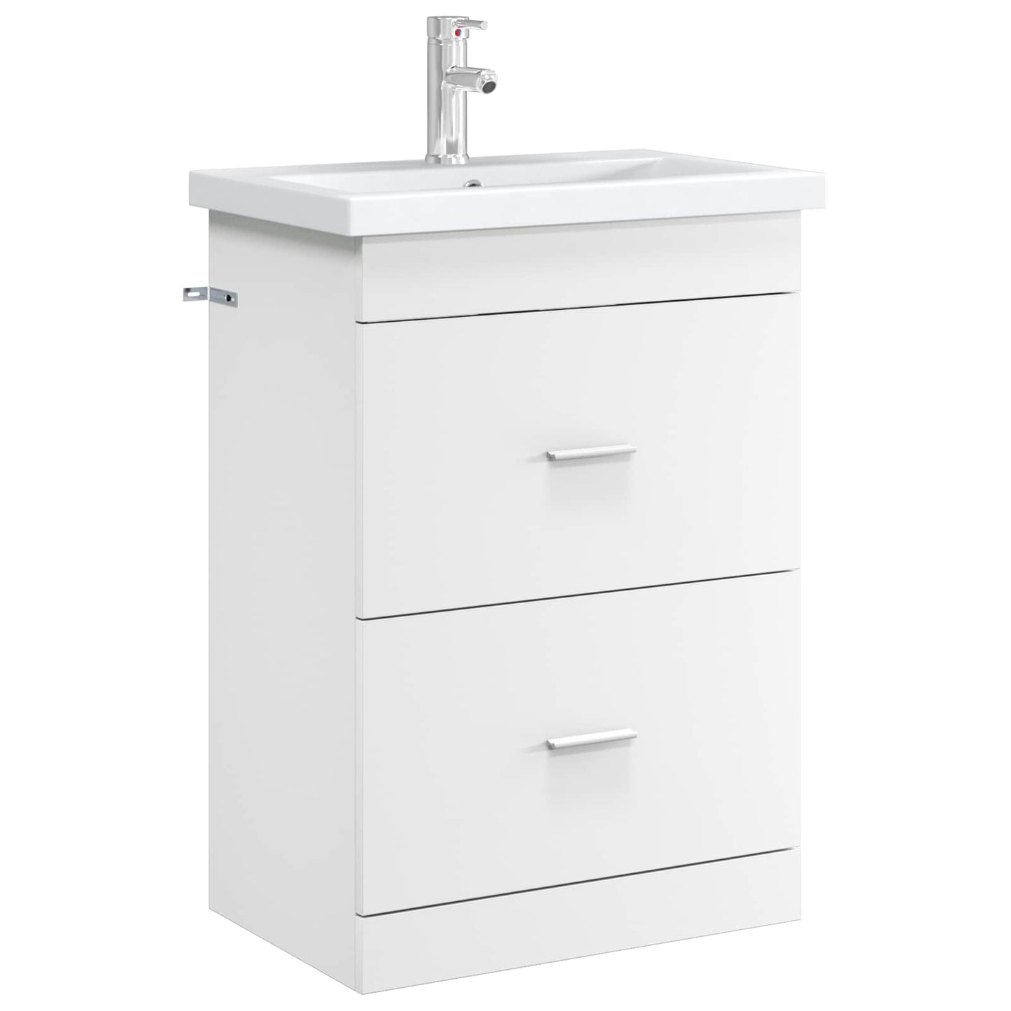 vidaXL Bathroom Under Sink Cabinet White 56 x 37.5 x 81 cm