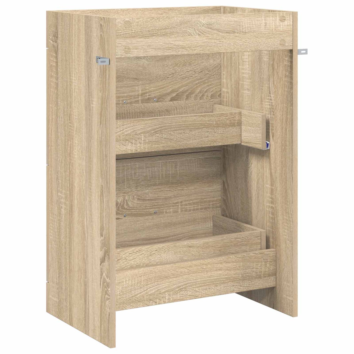 vidaXL Bathroom Under Sink Cabinet Sonoma Oak 56 x 37.5 x 81 cm