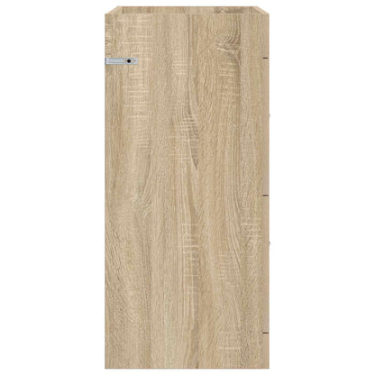 vidaXL Bathroom Under Sink Cabinet Sonoma Oak 56 x 37.5 x 81 cm
