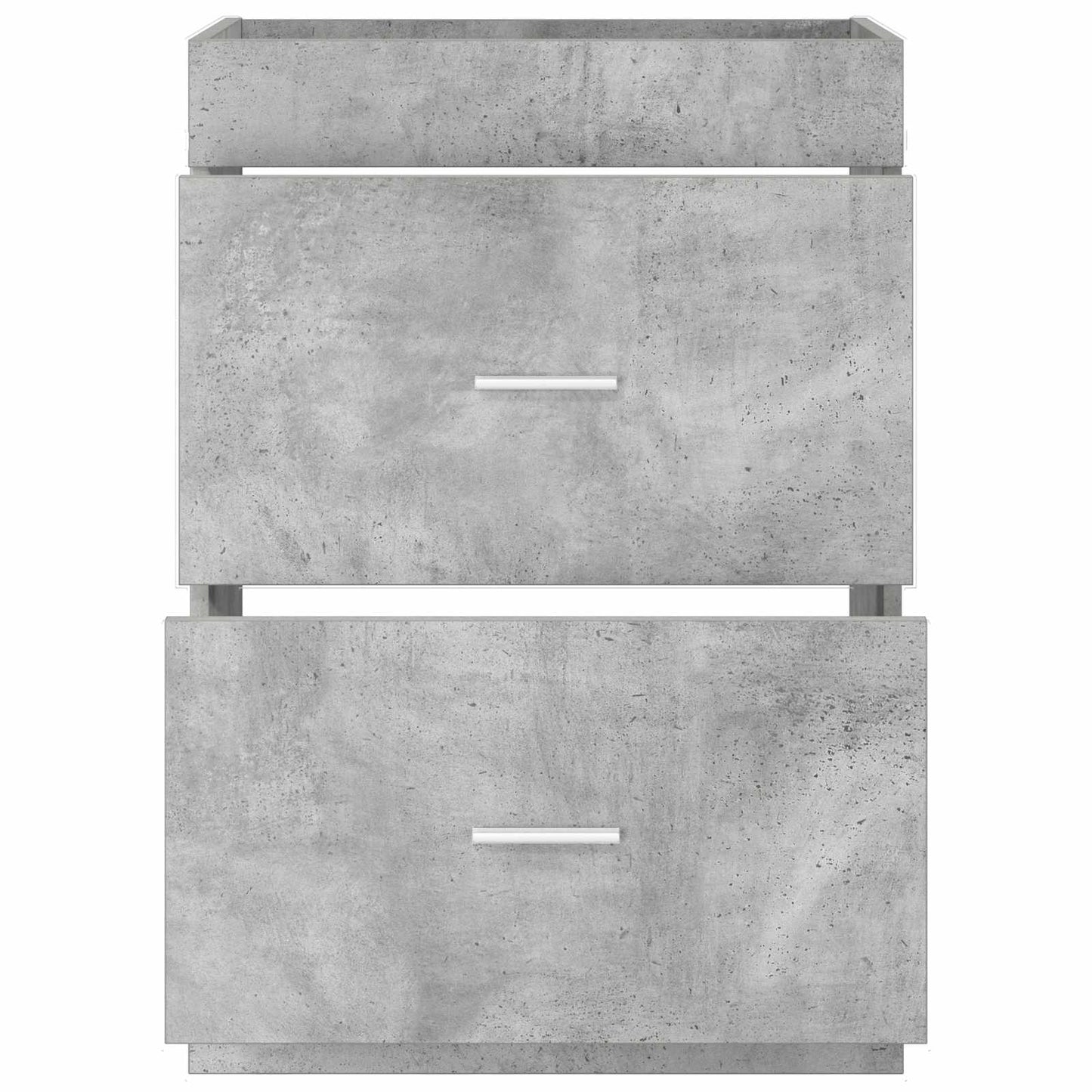 vidaXL Bathroom Under Sink Cabinet Concrete Grey 56 x 37.5 x 81 cm