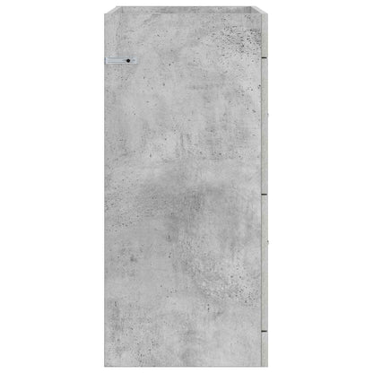 vidaXL Bathroom Under Sink Cabinet Concrete Grey 56 x 37.5 x 81 cm