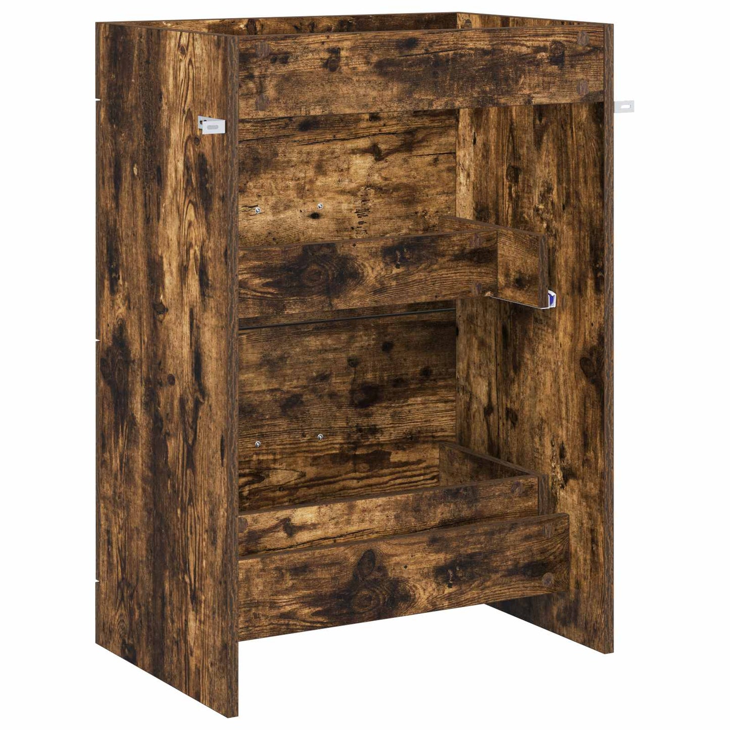 vidaXL Bathroom Under Sink Cabinet Smoked Oak 56 x 37.5 x 81 cm