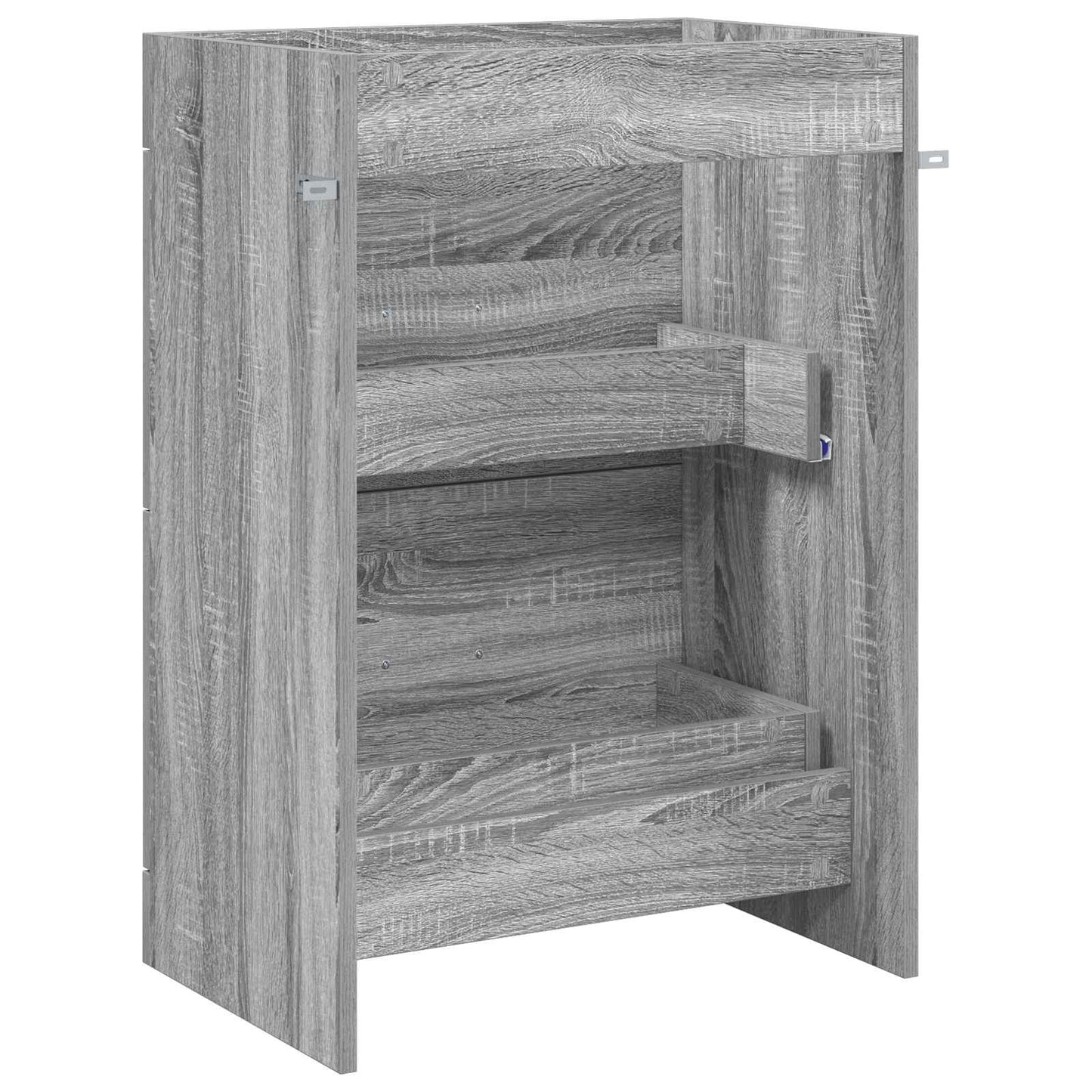 vidaXL Bathroom Under Sink Cabinet Grey Sonoma 56 x 37.5 x 81 cm