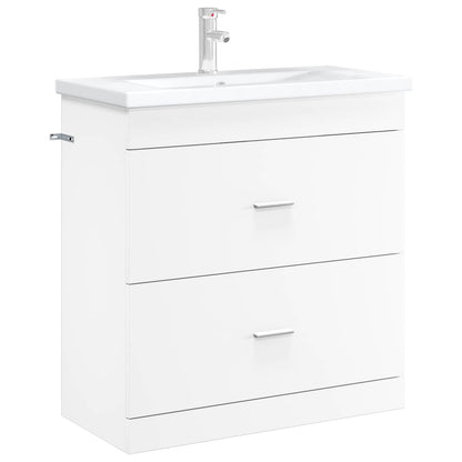 vidaXL Bathroom Under Sink Cabinet White 78.5 x 37.5 x 81 cm